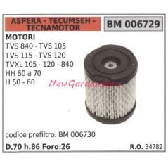 ASPERA Luftfilter für Rasenmähermotor TVS 840 105 115 006729