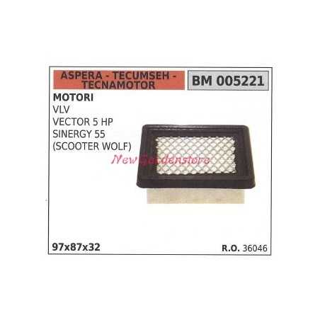 Luftfilter ASPERA Rasenmähermotor VLV VECTOR 5 HP 005221 | NewgardenParts.com