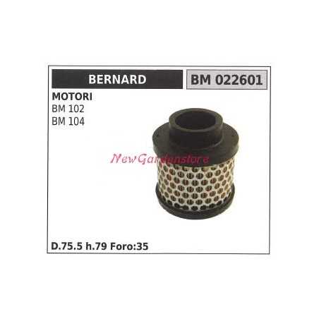 Luftfilter BERNARD Rasenmähermotor BM 102 104 022601 | NewgardenParts.com