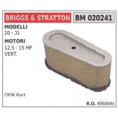 BRIGGS filtre à air compatible tondeuse 28 31 496894S