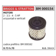 Filtre à air pour tondeuse à gazon BRIGGS&STRATTON 2 3.5 4 5HP