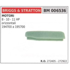 Filtre à air BRIGGS STRATTON tondeuse 8 10 11hp 272405 272922