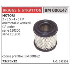 BRIGGS&STRATTON filtro aire cortacésped 2 3.5 4 5HP | NewgardenParts.com