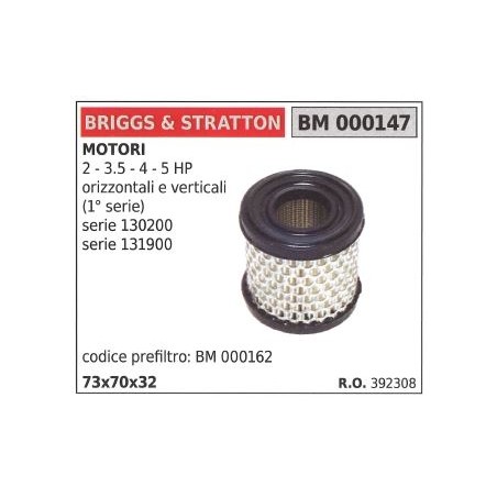 Filtro aria BRIGGS&STRATTON rasaerba tosaerba tagliaerba 2 3.5 4 5HP | NewgardenParts.com