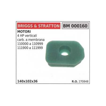 Filtre à air BRIGGS&STRATTON tondeuse 4HP verticale | NewgardenParts.com
