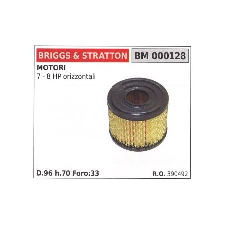 Filtro aria BRIGGS&STRATTON rasaerba tosaerba tagliaerba 7 8 hp | NewgardenParts.com