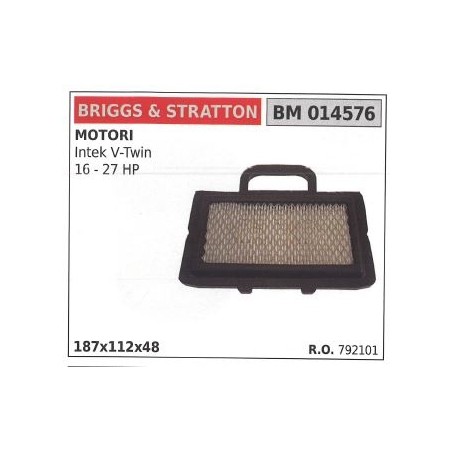 BRIGGS&STRATTON filtro de aire intek ELS V TWIN cortadora de césped cortadora de césped | NewgardenParts.com