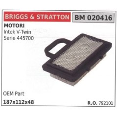 Luftfilter BRIGGS&STRATTON Rasenmäher mower intek ELS V TWIN