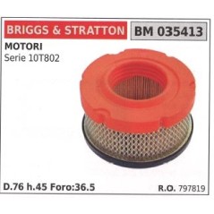 Filtro de aire BRIGGS&STRATTON cortacésped cortacésped SERIES 10T802