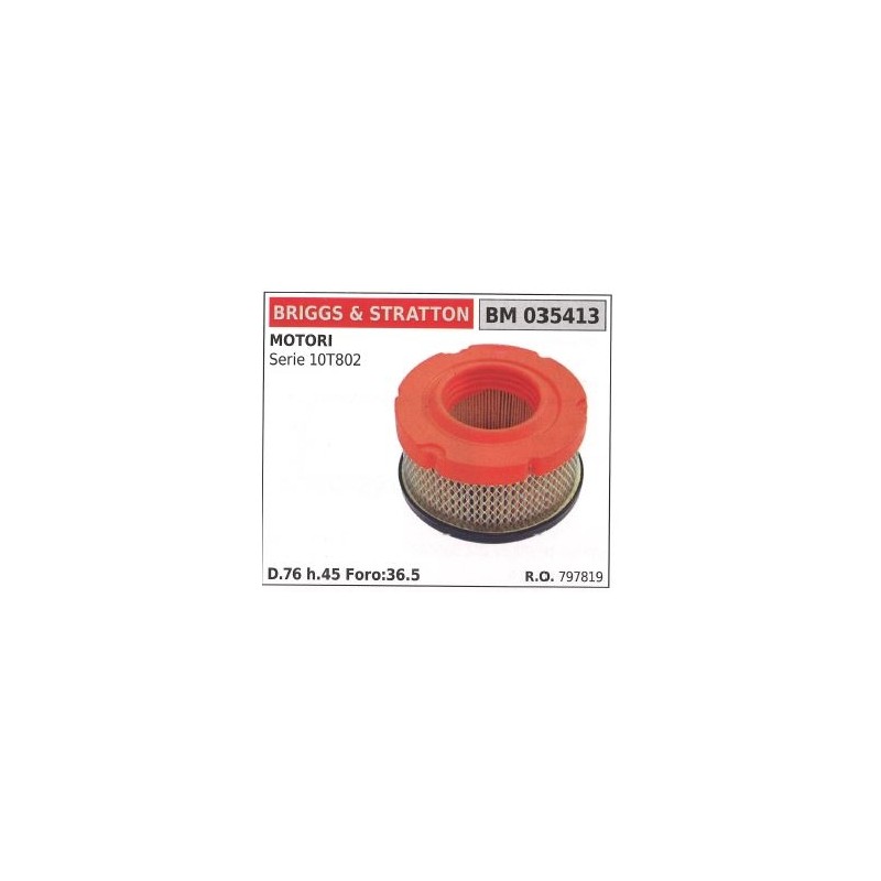 BRIGGS&STRATTON Luftfilter für Rasenmäher SERIE 10T802