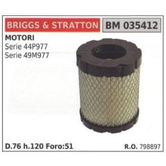 Filtro aria BRIGGS&STRATTON rasaerba tosaerba tagliaerba serie 44P977 | NewgardenParts.com