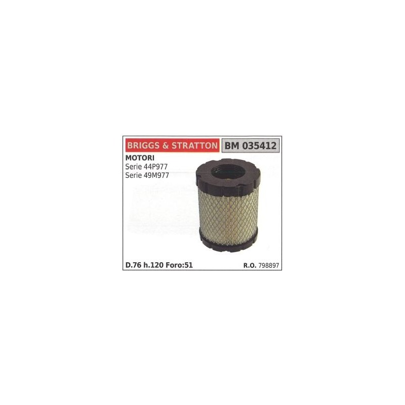 Filtro aria BRIGGS&STRATTON rasaerba tosaerba tagliaerba serie 44P977