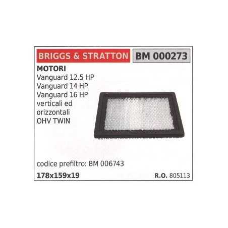 BRIGGS&STRATTON Luftfilter für Rasenmäher Vanguard 12.5HP | NewgardenParts.com