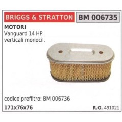 BRIGGS&STRATTON air filter lawn mower mower vanguard 14HP | NewgardenParts.com