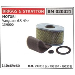 BRIGGS&STRATTON Luftfilter Rasenmäher Rasenmäher Vanguard 6.5HP | NewgardenParts.com