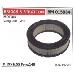 Air filter BRIGGS&STRATTON lawn mower mower vanguard twin | NewgardenParts.com