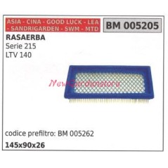 Filtro aria CINA motore rasaerba serie 215 LTV 140 005205