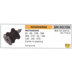 Antivibrante HUSQVARNA motosega 61 66 238 266 268 272 42 246 136 141 670 001768 | NewgardenParts.com