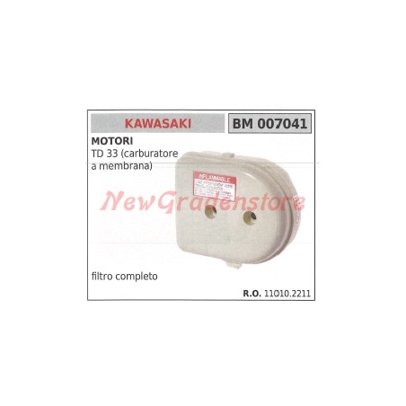 Filtro aria KAWASAKI decespugliatore TD 33 (carburatore a membrana) 007041 | NewgardenParts.com