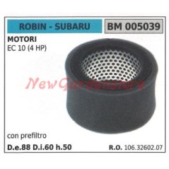 Filtro aria con prefiltro ROBIN per motore decespugliatore EC 10 (4 HP) 005039 | NewgardenParts.com