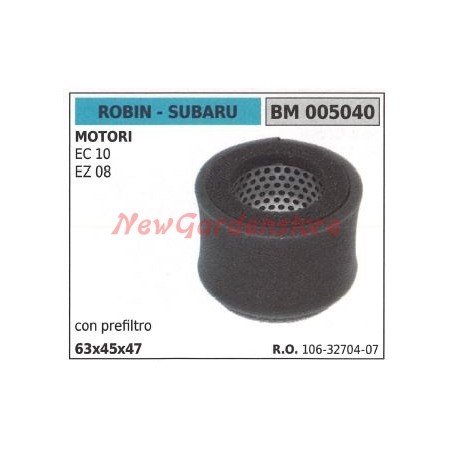 Filtro aria con prefiltro ROBIN per motore decespugliatore EC 10 EZ 08 005040 | NewgardenParts.com