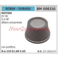 Filtre à air avec préfiltre ROBIN pour moteur de tondeuse EY 20 5.5 HP 008310