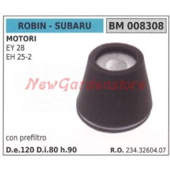 Filtro aria con prefiltro ROBIN per motore rasaerba EY 28 EH 25-2 008308 | NewgardenParts.com