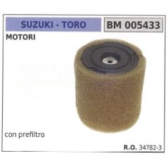 Filtro aria con prefiltro TORO per motore rasaerba 2 tempi 005433 | NewgardenParts.com