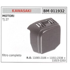 Air filter with KAWASAKI hedge trimmer TJ 27 cover 011932 | NewgardenParts.com