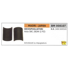 Antivibrante impugnatura asta MAORI decespugliatore ASTA SBC 282W (2 PZ) 008107 | NewgardenParts.com