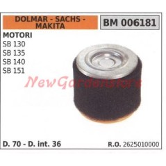 Filtro aria DOLMAR per motori SB 130 135 140 151 006181 | NewgardenParts.com