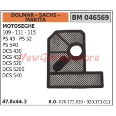 Filtro aria DOLMAR per motosega 109 111 115 PS 43 52 046569 | NewgardenParts.com