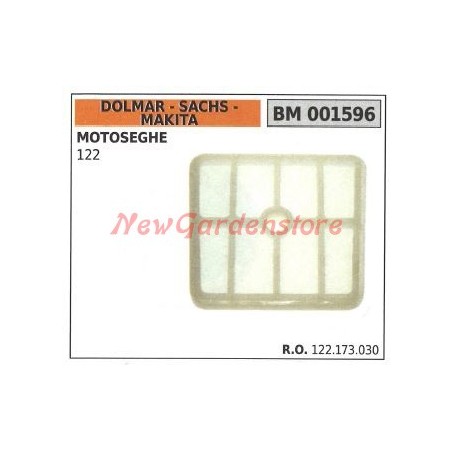 Filtro aria DOLMAR per motosega 122 001596 | NewgardenParts.com