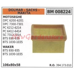 Filtro aria DOLMAR per motosega DPC 6200 6201 7300 7301 008224 | NewgardenParts.com