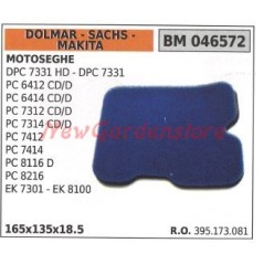 Filtro aria DOLMAR per motosega DPC 7331 HD DPC 7331 PC 6412 CD/D 046572 | NewgardenParts.com