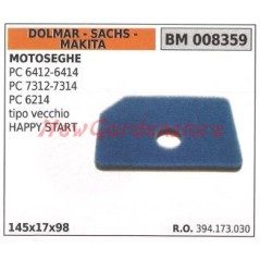 Filtro aria DOLMAR per motosega PC 6412 6414 7312 7314 6214 008359 | NewgardenParts.com