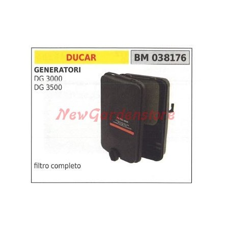 Filtro aria DUCAR generatore di corrente elettrica DG 3000 3500 038176 | NewgardenParts.com