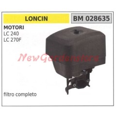 Air filter and holder LONCIN lawn mower engine LC 240 270F 028635 | NewgardenParts.com