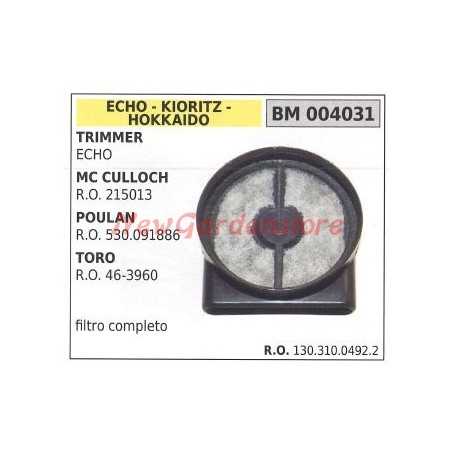 Filtro aria ECHO decespugliatore ECHO MC CULLOCH POULAN 004031 | NewgardenParts.com