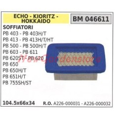 Filtro aria ECHO soffiatore PB 403 403H/T 413 413H/T/HT 046611 | NewgardenParts.com