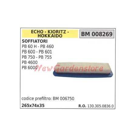 Filtro aria ECHO soffiatore PB 60 H 460 600 601 750 008269 | NewgardenParts.com