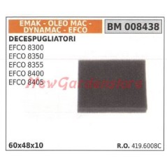 Filtro aria decespugliatore OLEOMAC EFCO 8300 8350 8355 8400 8405 4196008C | NewgardenParts.com