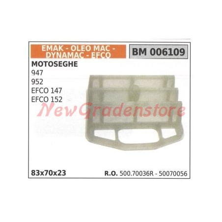 Filtro aria EMAK motosega 947 952 EFCO 147 152 006109 | NewgardenParts.com