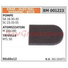 Filtro aria EMAK pompa SA 18 30 atomizzatore M 150 180 trivella MTL 50 001223 | NewgardenParts.com