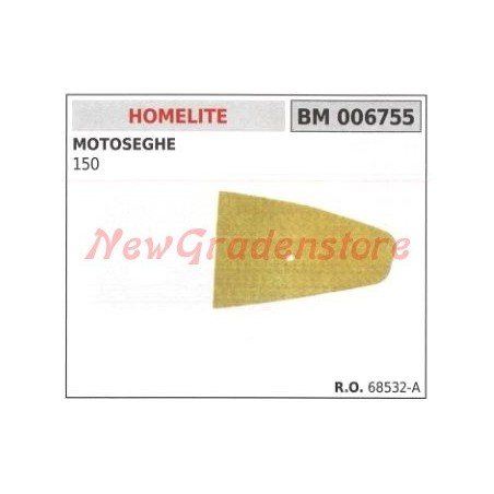 Filtro aria HOMELITE motosega 150 006755 | NewgardenParts.com