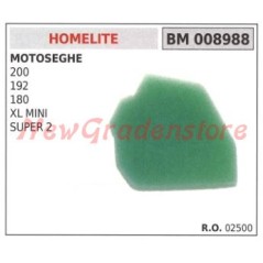 Filtro aria HOMELITE motosega 200 192 180 XL MINI SUPER 2 008988 | NewgardenParts.com