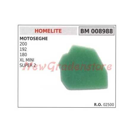 HOMELITE air filter chainsaw 200 192 180 XL MINI SUPER 2 008988 | NewgardenParts.com