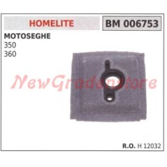 Filtro aria HOMELITE motosega 350 360 006753 | NewgardenParts.com