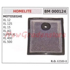 Filtro aire HOMELITE motosierra XL 12 12S 15 AO 000124