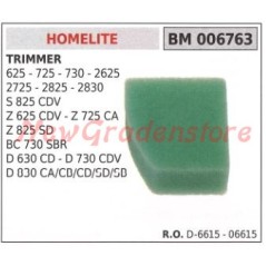 Filtro aria HOMELITE trimmer 625 725 730 2625 2725 2825 2830 006763 | NewgardenParts.com